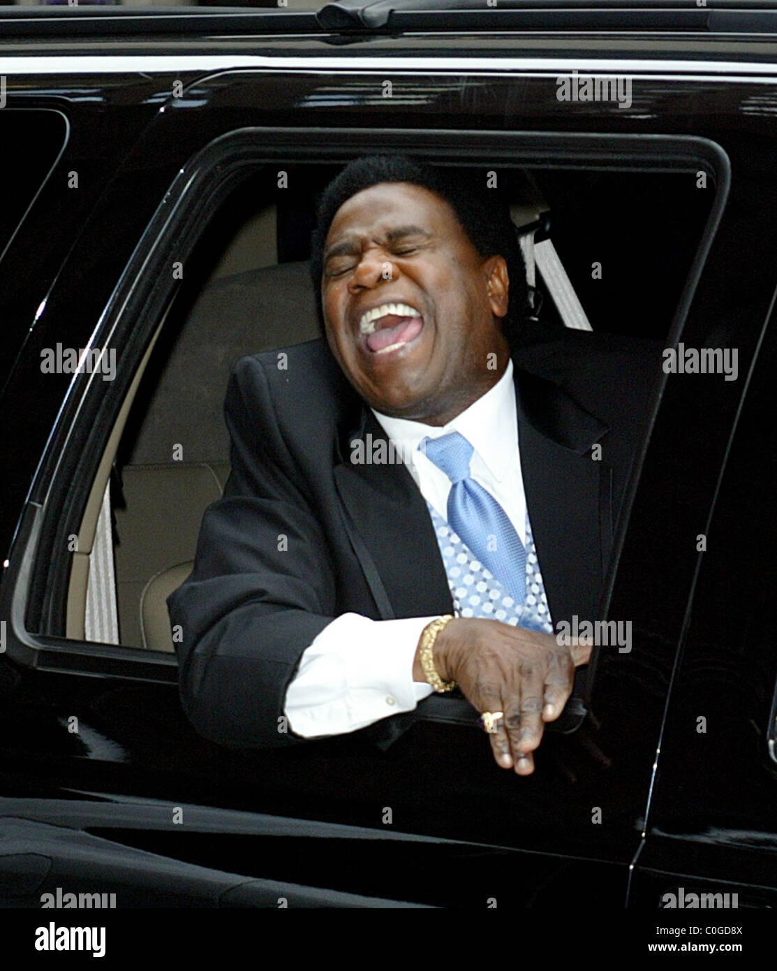Singer Al Green outside the Ed Sullivan Theatre for ' 'Late Show With David Letterman' show New York City, USA - 05.06.08 Stock Photo