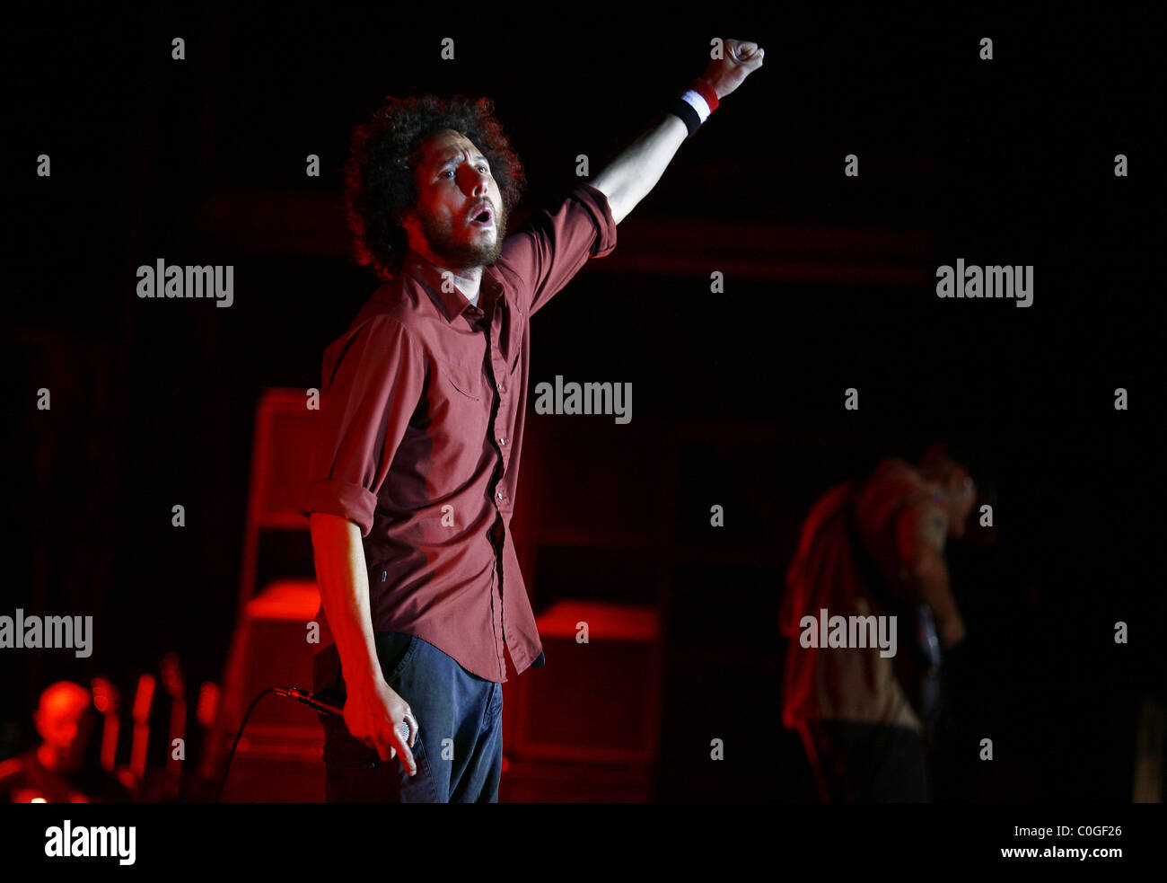 Rage Against The Machine performing live at Rock am Ring 2008 Nuerburg,  Germany - 06.04.08 Stock Photo - Alamy
