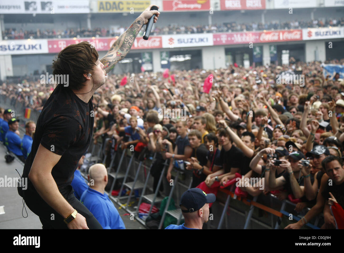 Simple Plan performing live at Rock am Ring 2008 Nuerburg, Germany -  08.04.08 Stock Photo - Alamy