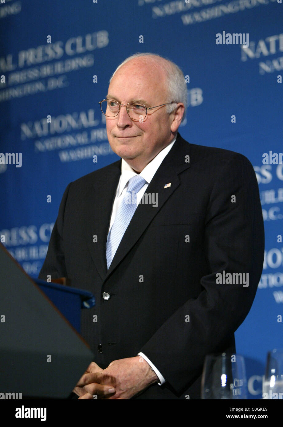 Vice President Dick Cheney addresses a Ford Foundation luncheon in the ...