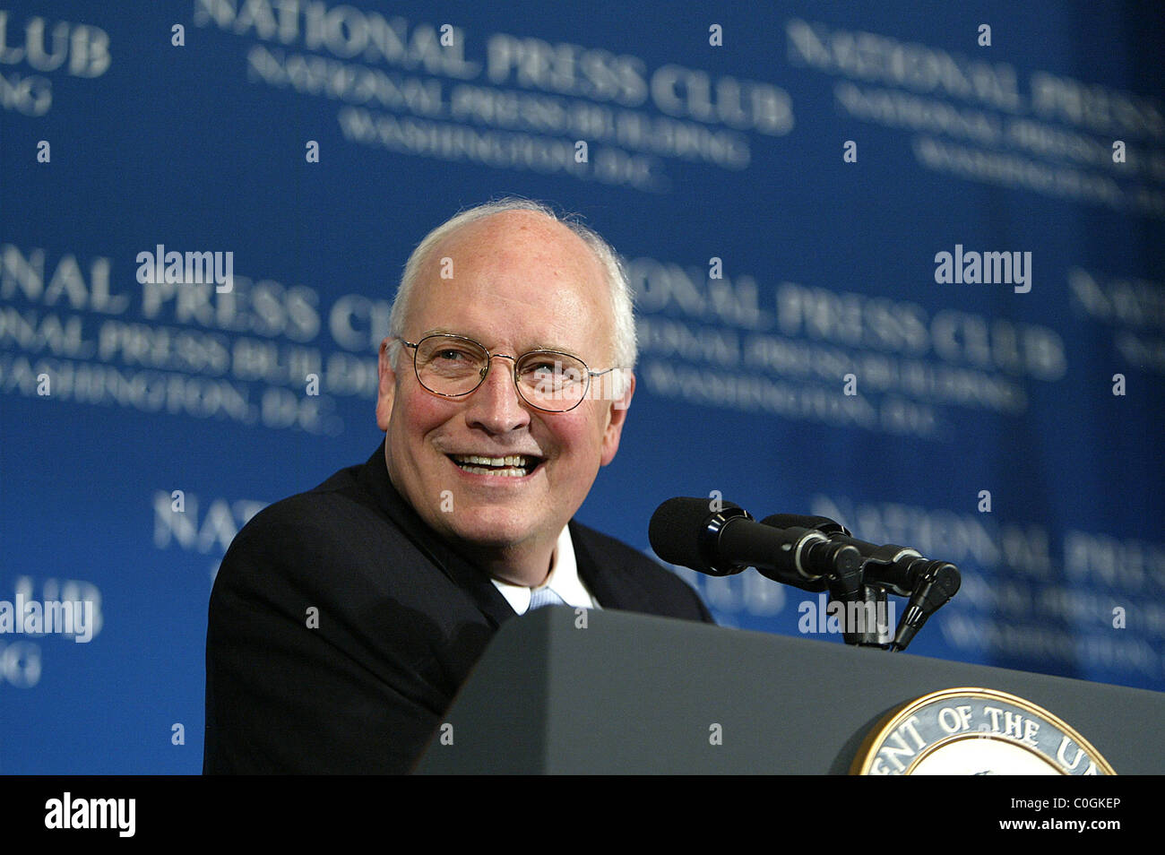 Vice President Dick Cheney addresses a Ford Foundation luncheon in the ...