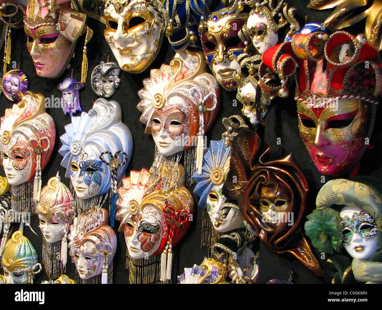 Venetian Carnival masks for sale in Venice, Italy Stock Photo - Alamy