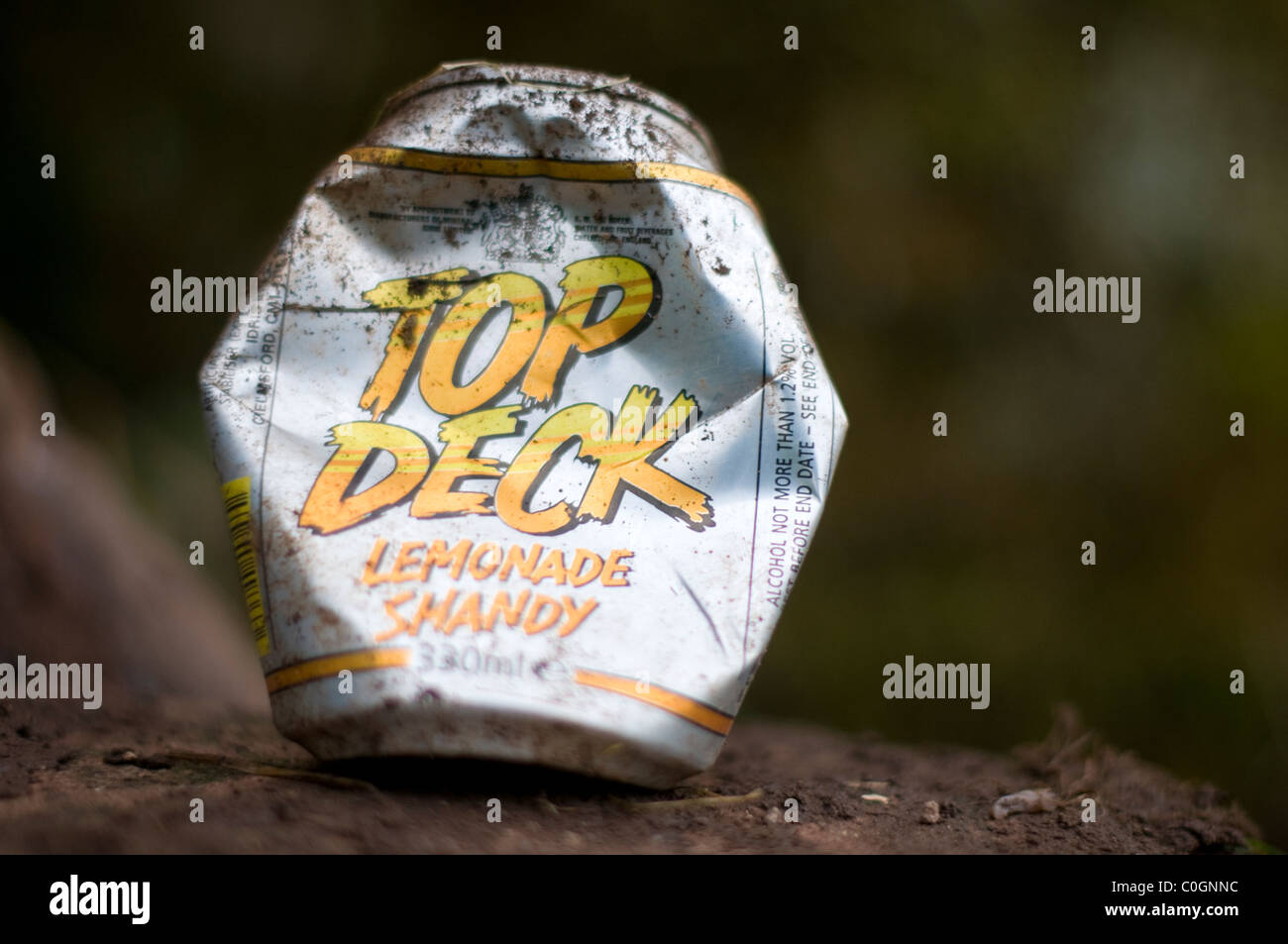 Old softdrink can; Top Deck, Lemonade Shandy Stock Photo Alamy