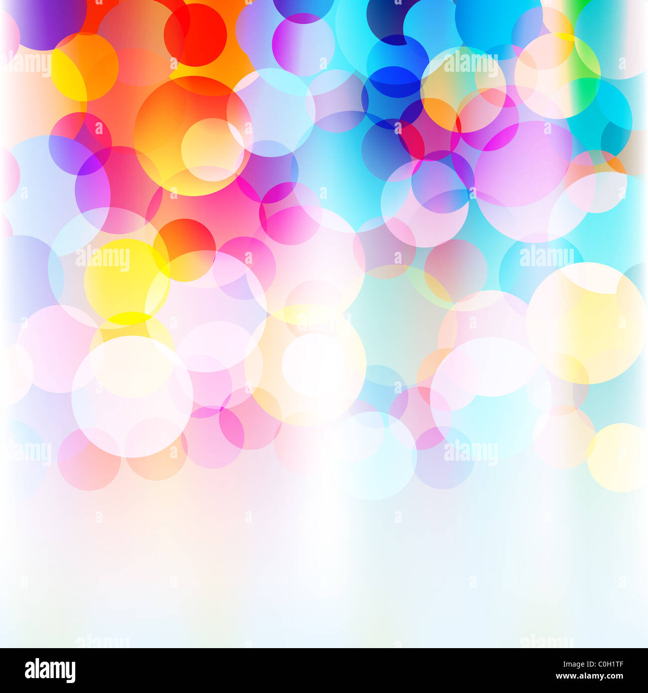 abstract colorful background with colored circles on a white Stock Photo -  Alamy