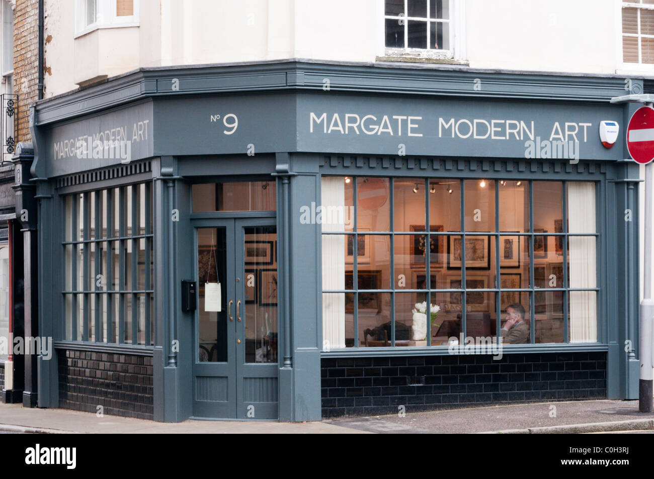 Margate Modern Art gallery in the old town. Stock Photo