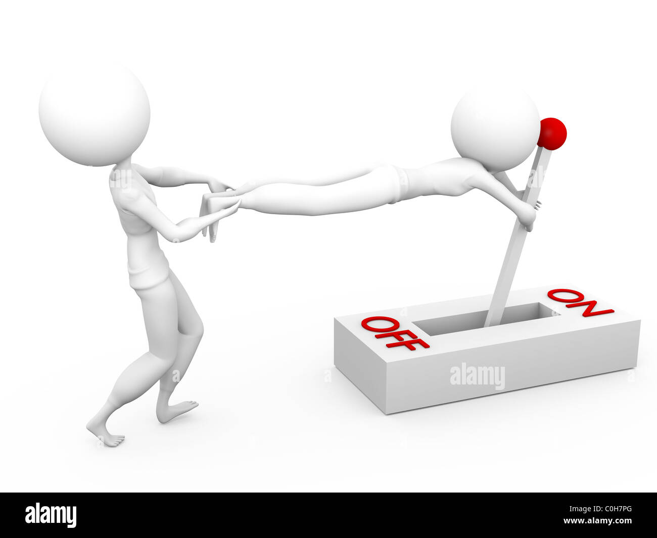 Switch on off Stock Photo - Alamy