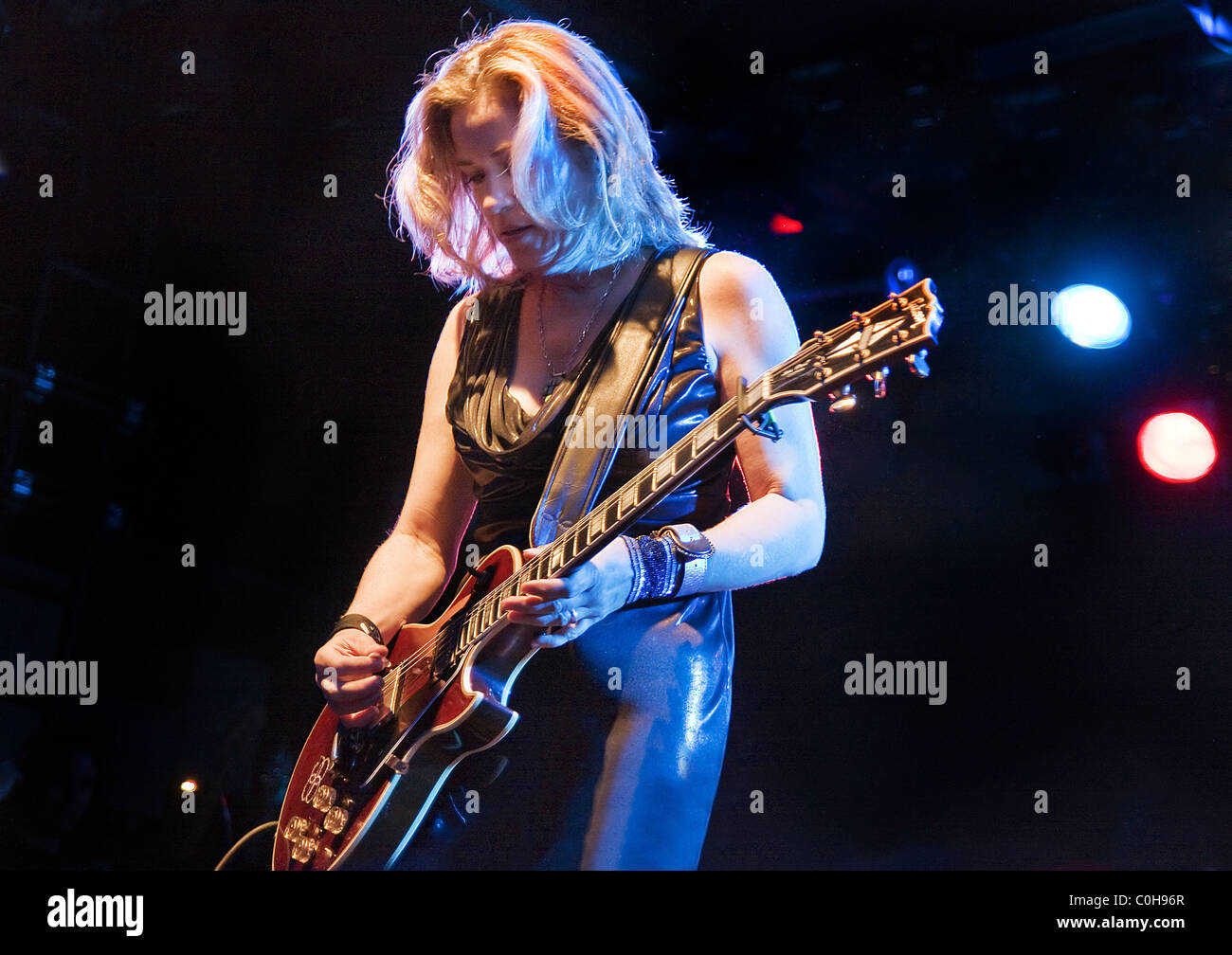 Vicki Peterson The Bangles performing live at Liverpool Carling Academy Liverpool, England - 03.07.08 Sakura/ Stock Photo