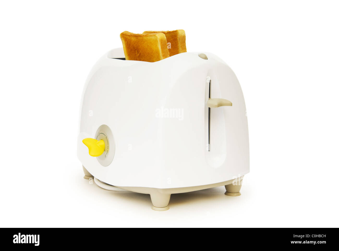 Bread toaster isolated on the white background Stock Photo - Alamy