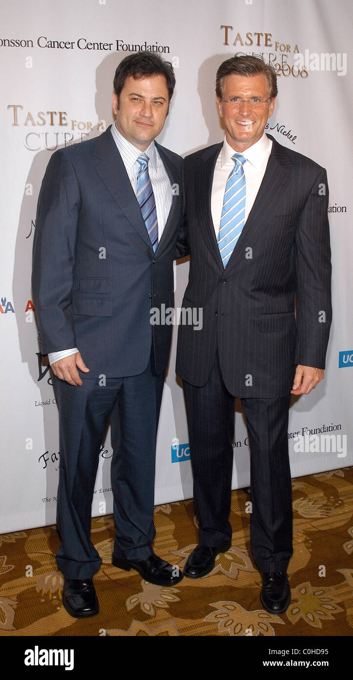 Jimmy Kimmel, Kevin Reilly Jonsson Cancer Center Foundation 'Taste For A Cure' held at the Beverly Wilshire Hotel Beverly Stock Photo