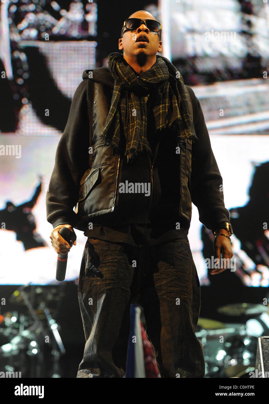 JayZ Day 2 of the Glastonbury festival Glastonbury, England 28.06.08