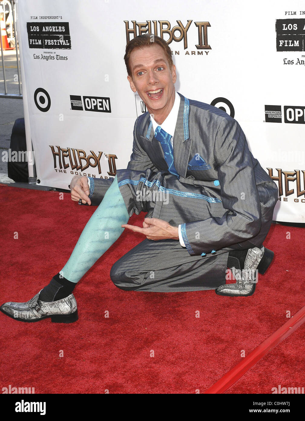 Doug Jones The 'Hellboy 2: The Golden Army' premiere at the Mann Village Theater Los Angeles, California - 28.06.08 Stock Photo