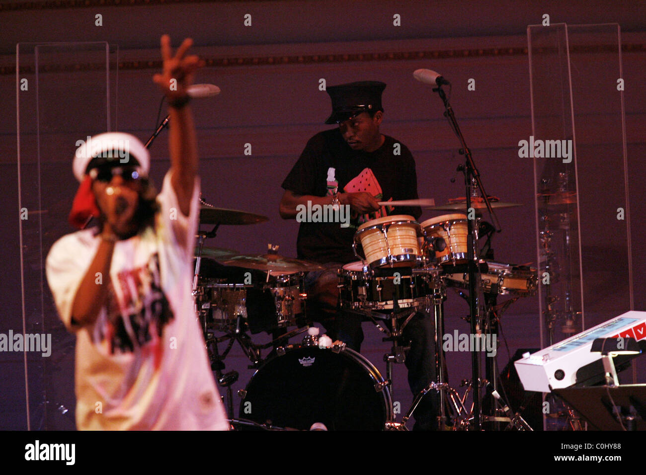 Renee Neuville and Mos Def Mos Def Presents: 'The Amino Akaline-The  Watermelon Syndicate' as part of the JVC Jazz Fest Stock Photo - Alamy
