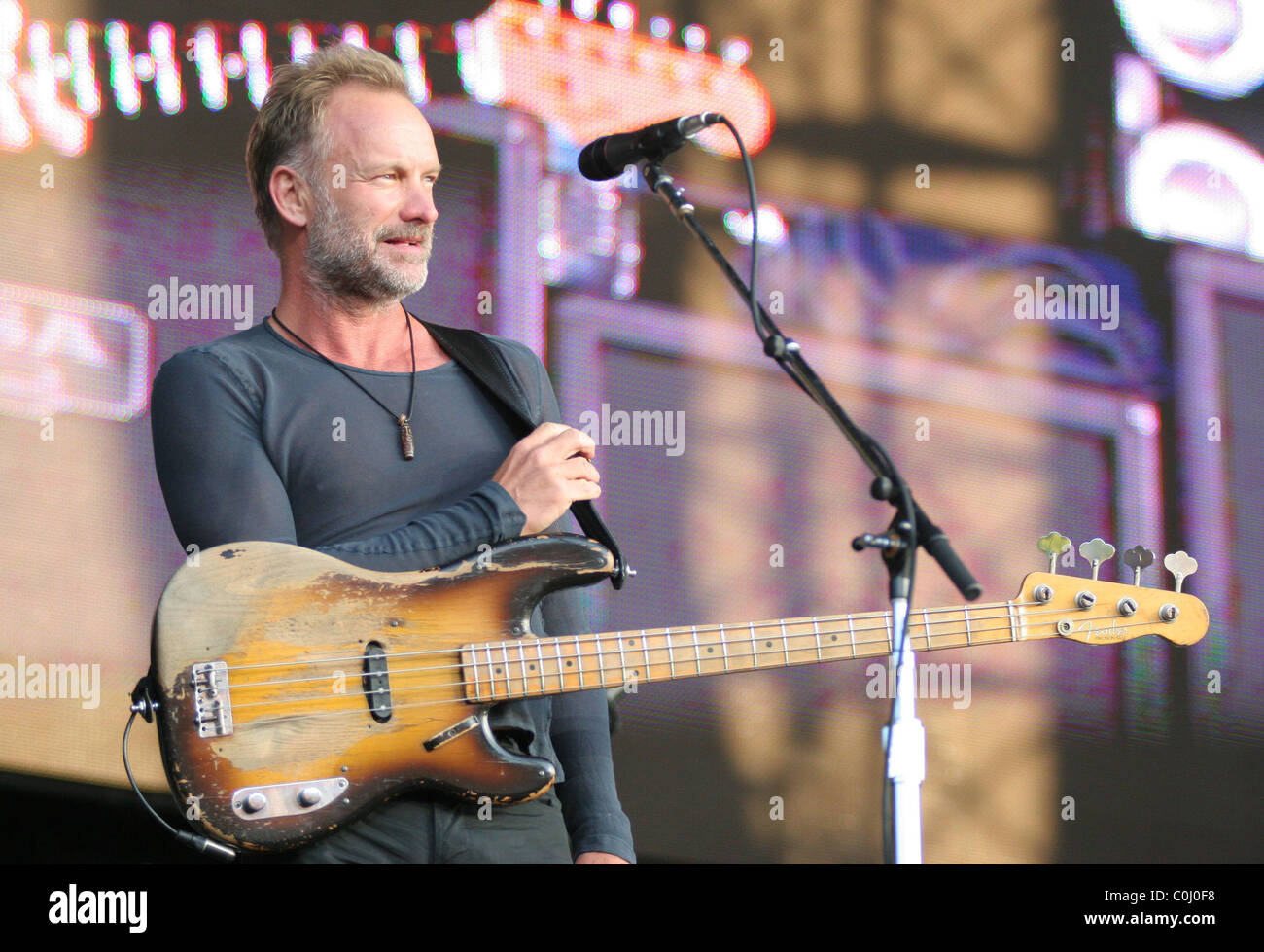 Sting The Police play their last concert together at the Hard Rock ...