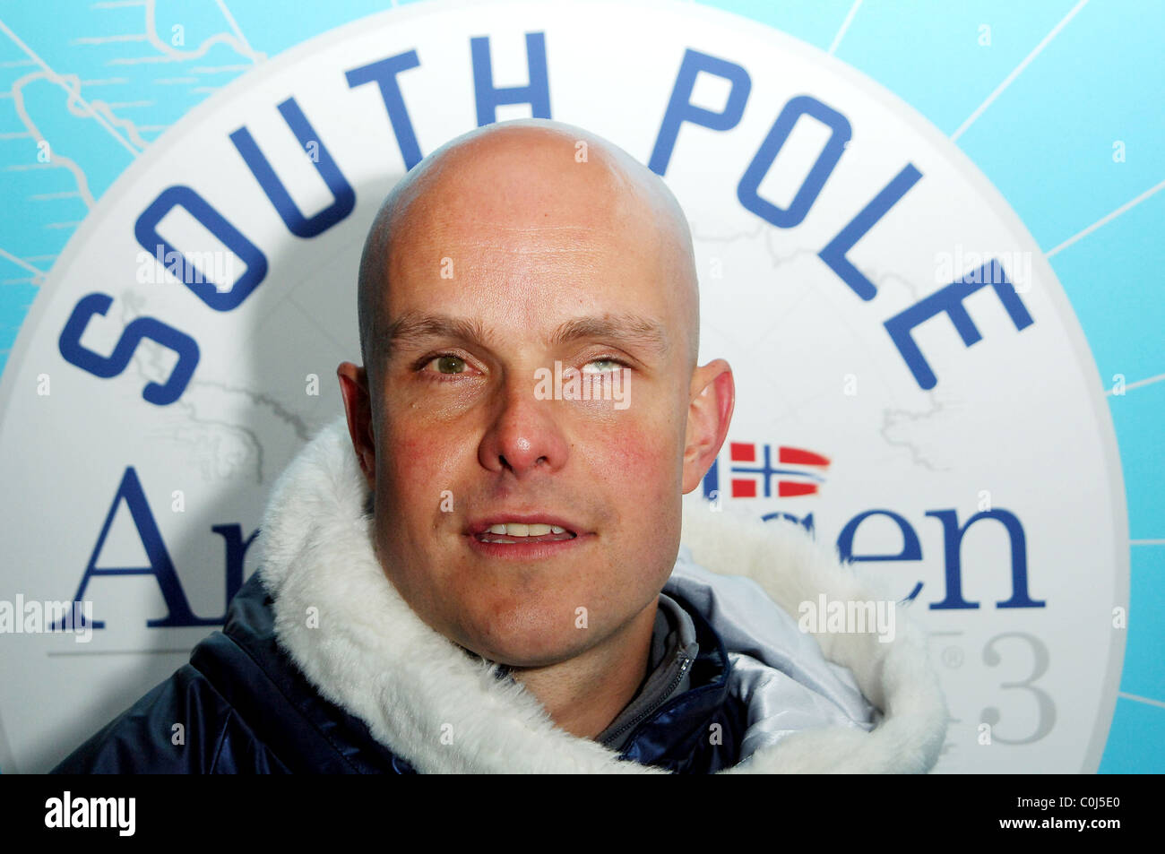 Mark Pollack Photocall to announce an expedition to the South Pole by ...