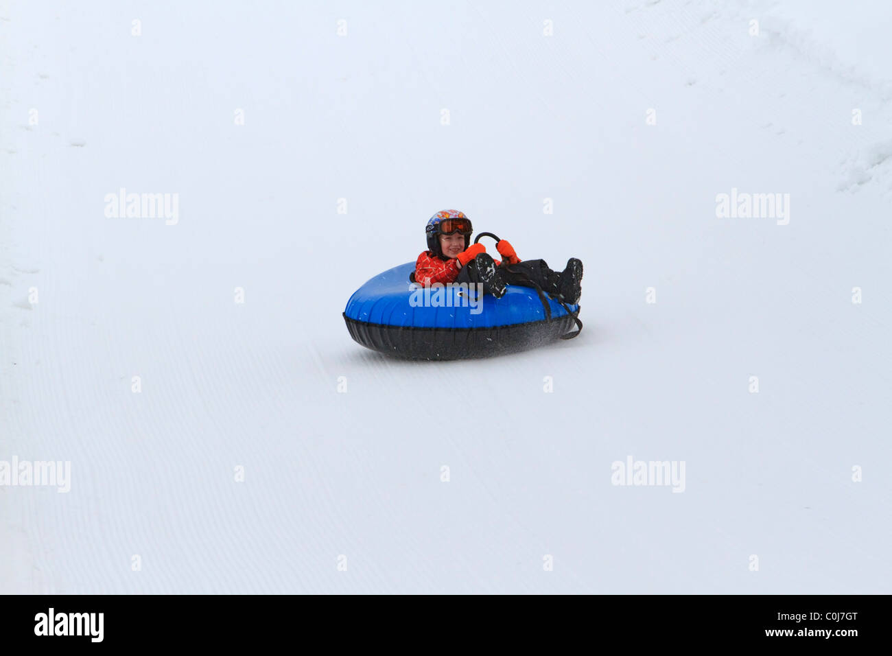 Tubing at Park outside Park City, Utah Stock Photo Alamy