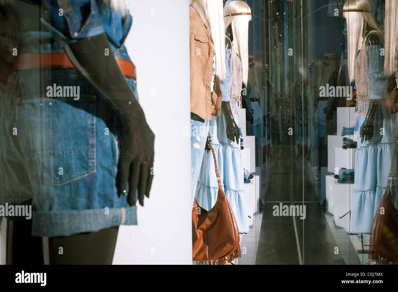 H&m store denim hi-res stock photography and images - Alamy