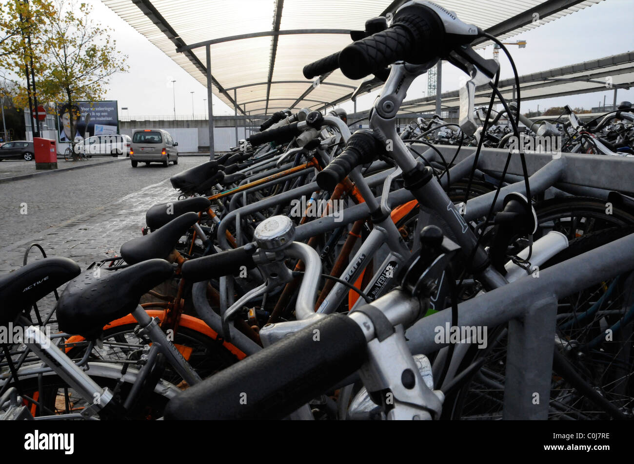 Bikes bicycles Amsterdam Stock Photo Alamy