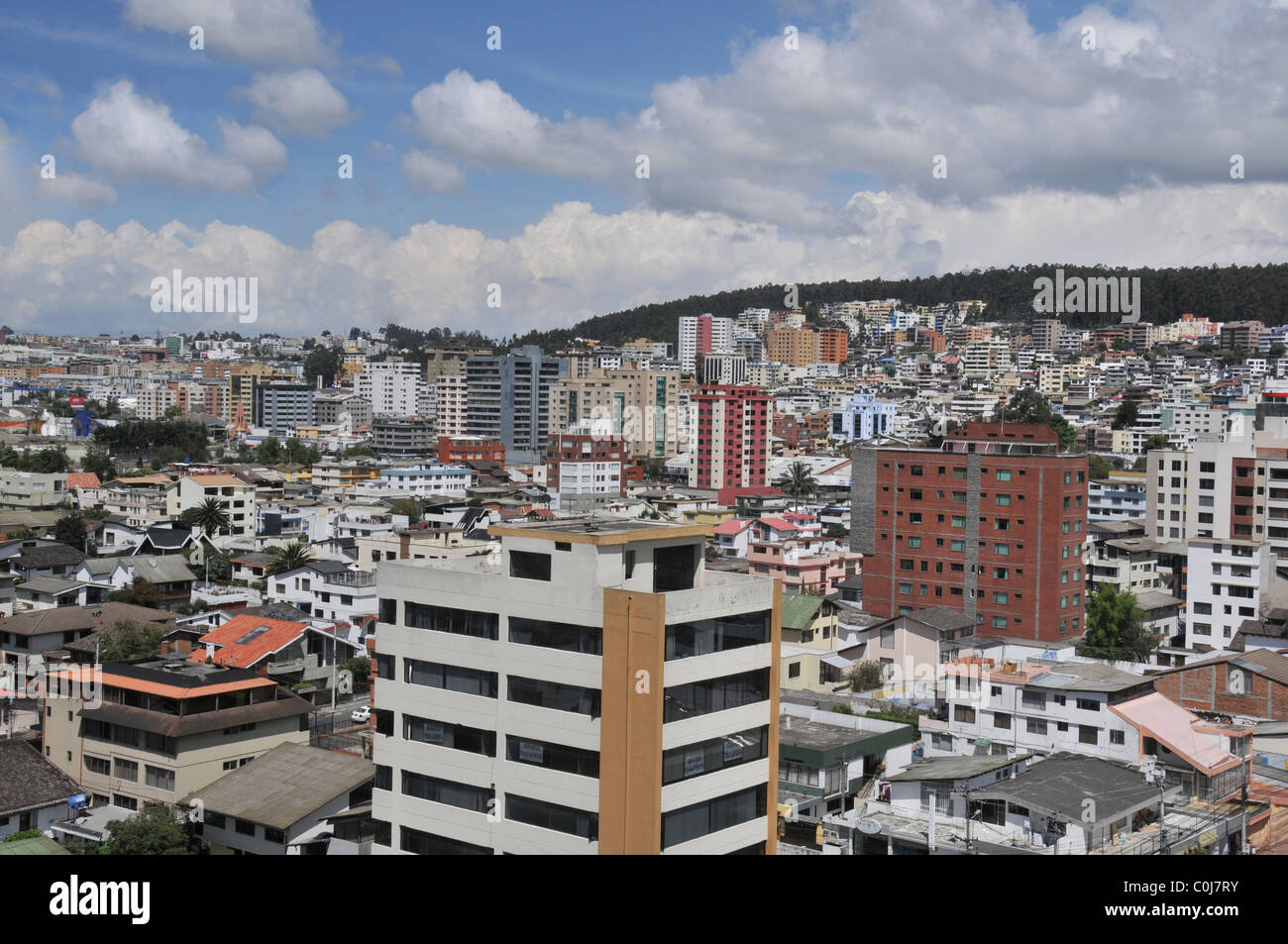 modern city Quito Ecuador Stock Photo