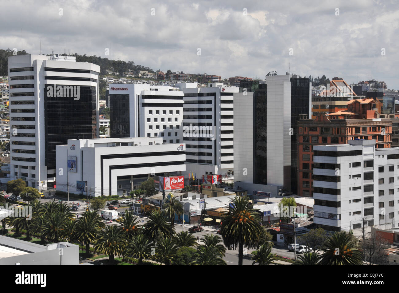 modern city Quito Ecuador Stock Photo