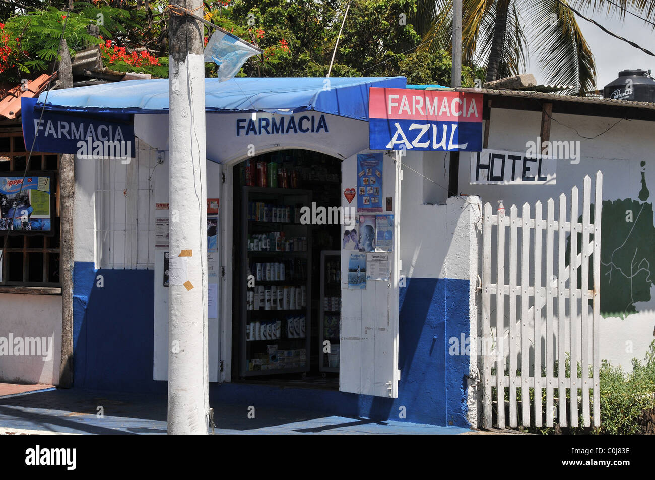 pharmacy Ayora Santa Cruz island Galapagos islands Ecuador