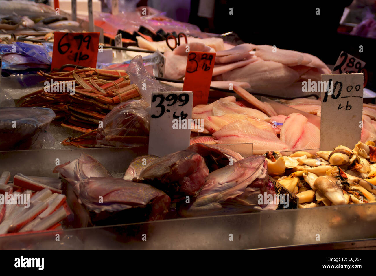 Chinatown fish market Stock Photo Alamy