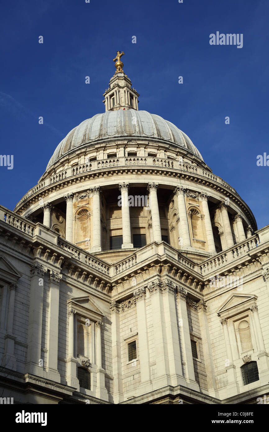 saint paul's cathedral in London Uk Stock Photo