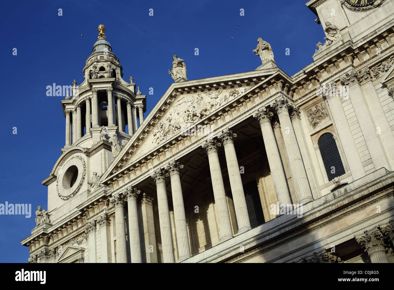 saint paul's cathedral in London Uk Stock Photo