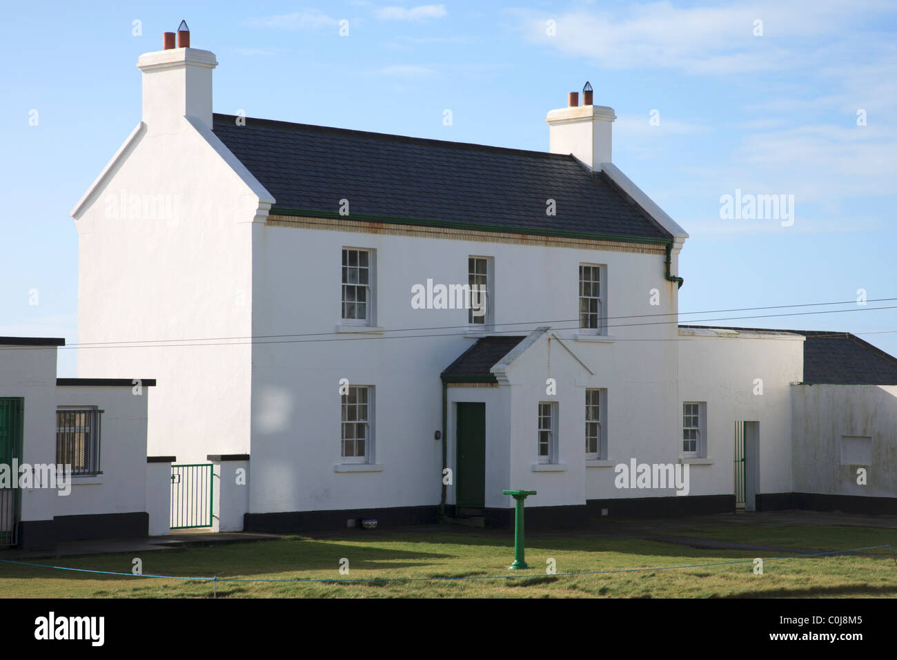 Lighthouse Keeper's house, Loop Head County Clare Ireland Stock Photo