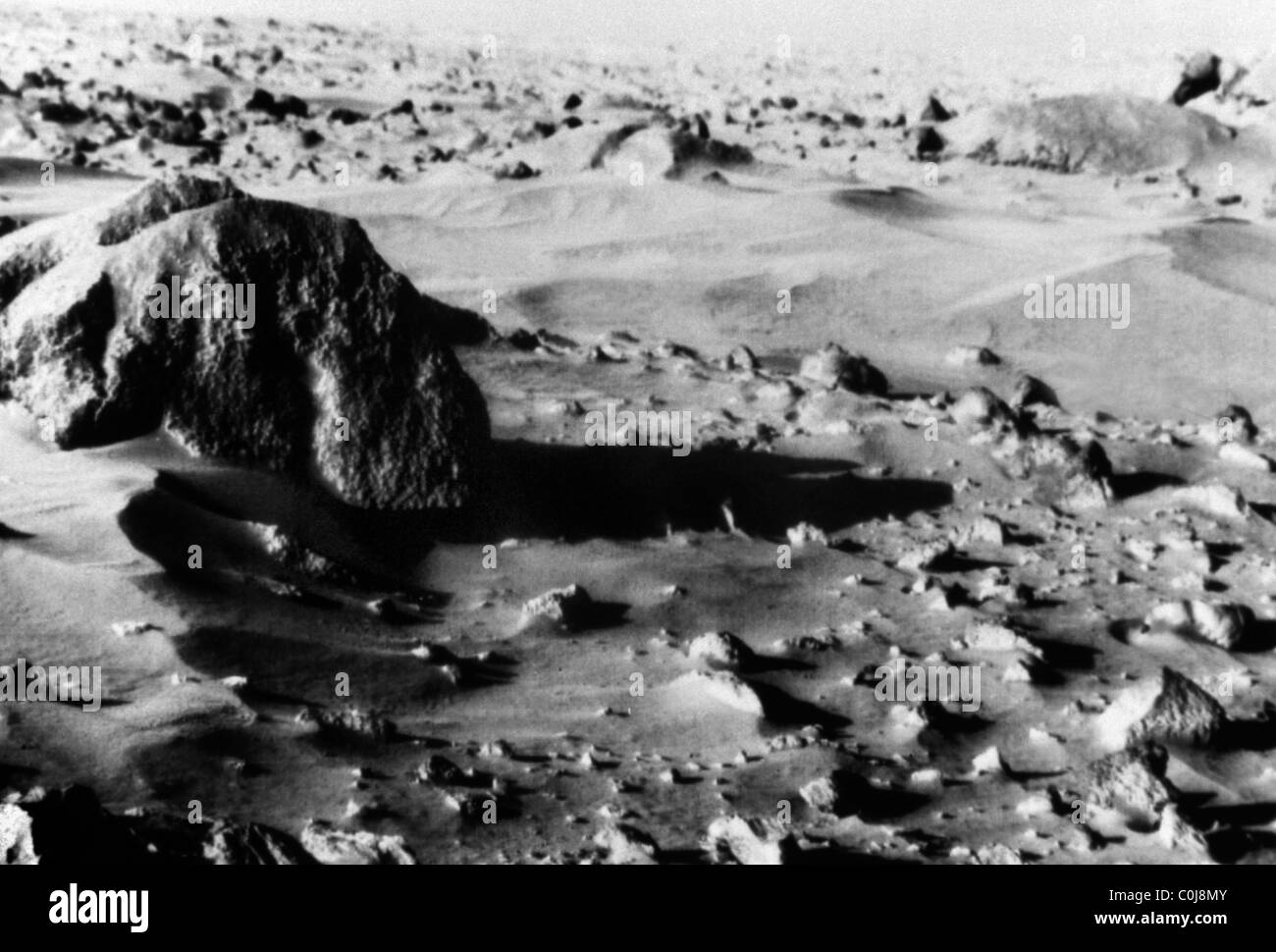 Martian Dunes Mars Stock Photo