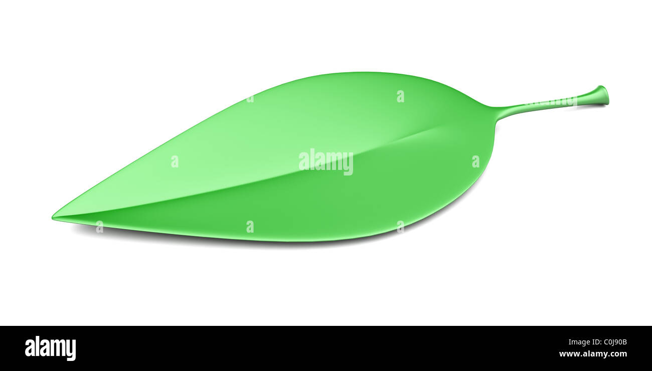 3d green leaf Cut Out Stock Images & Pictures - Alamy