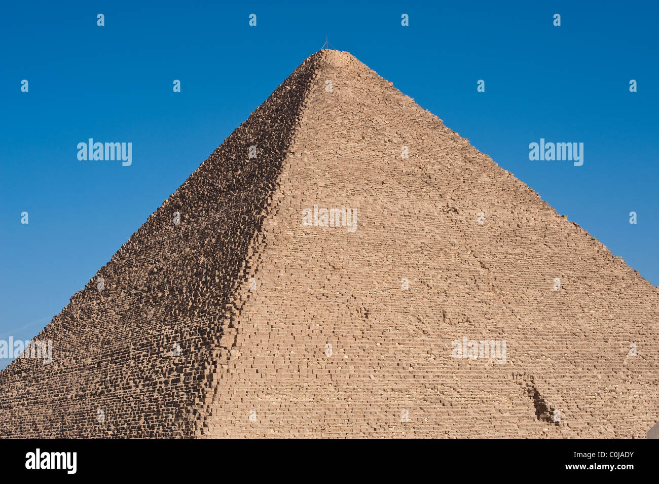 Khufu, The great Pyramid of Giza Stock Photo