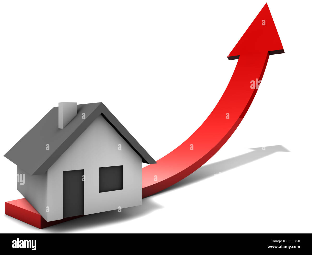 Positive Outlook on the real estate market development Stock Photo Alamy