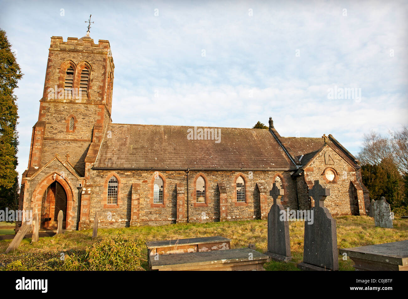 Lowick church cumbria Stock Photo