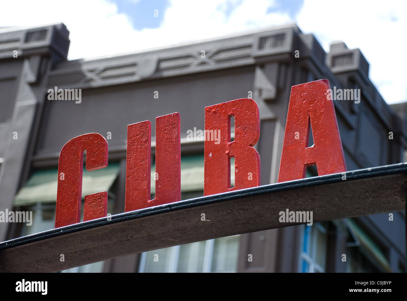 Cuba Street (Center of cafe culture),  Wellington, New Zealand Stock Photo
