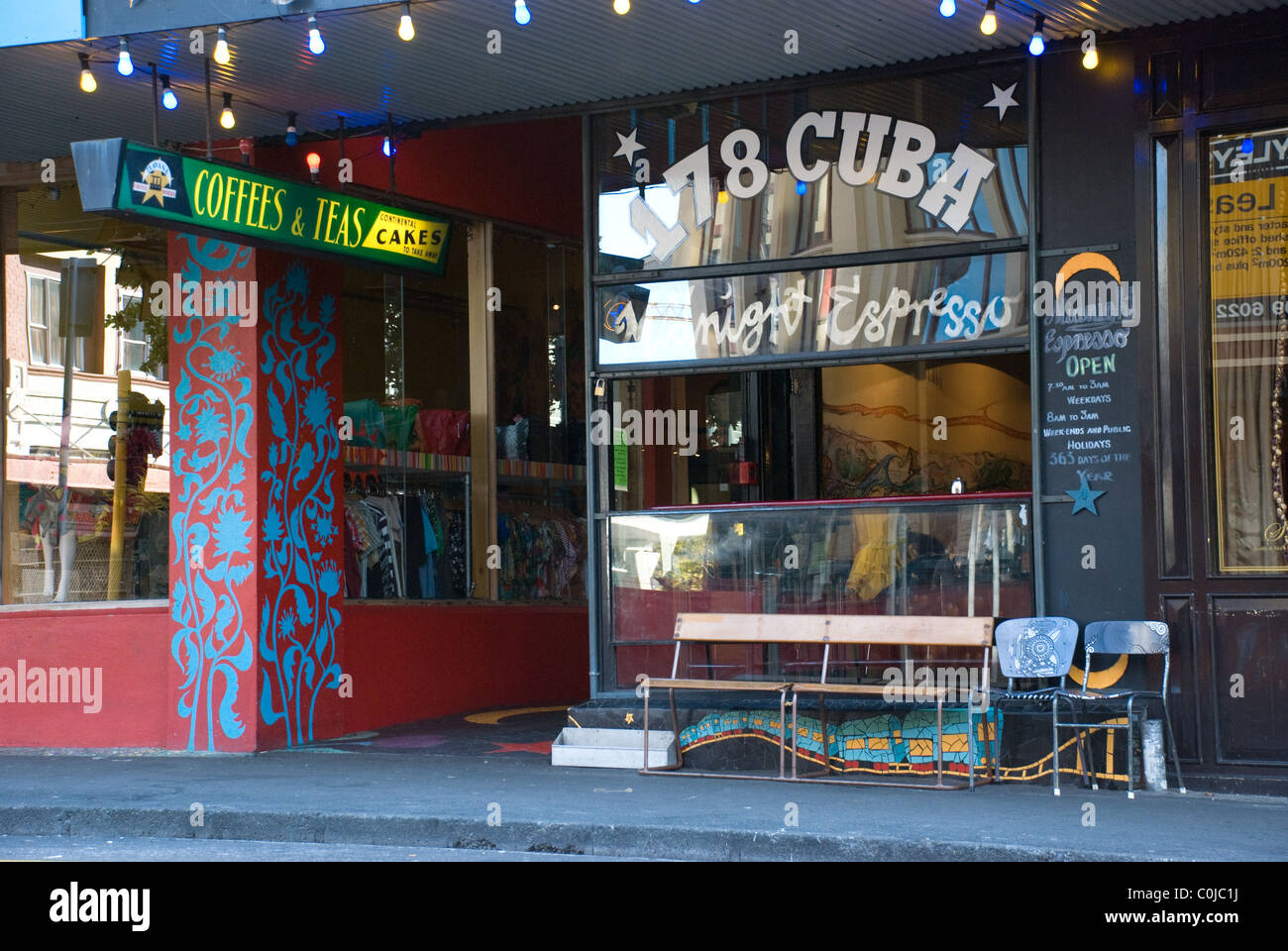 Midnight Espresso coffee shop, Cuba Street (Center of cafe culture