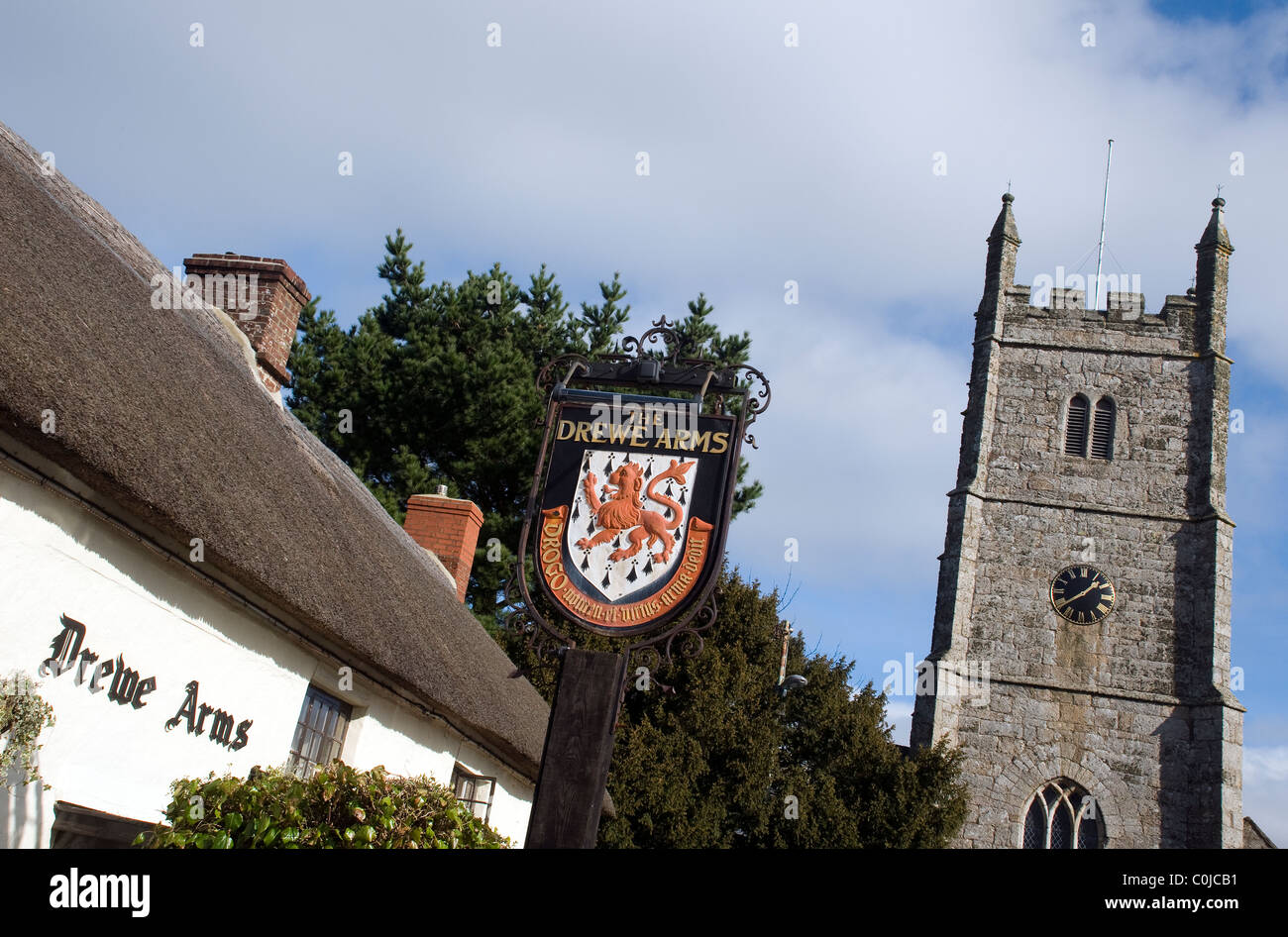 Drewe arms at drewsteignton hi res stock photography and images