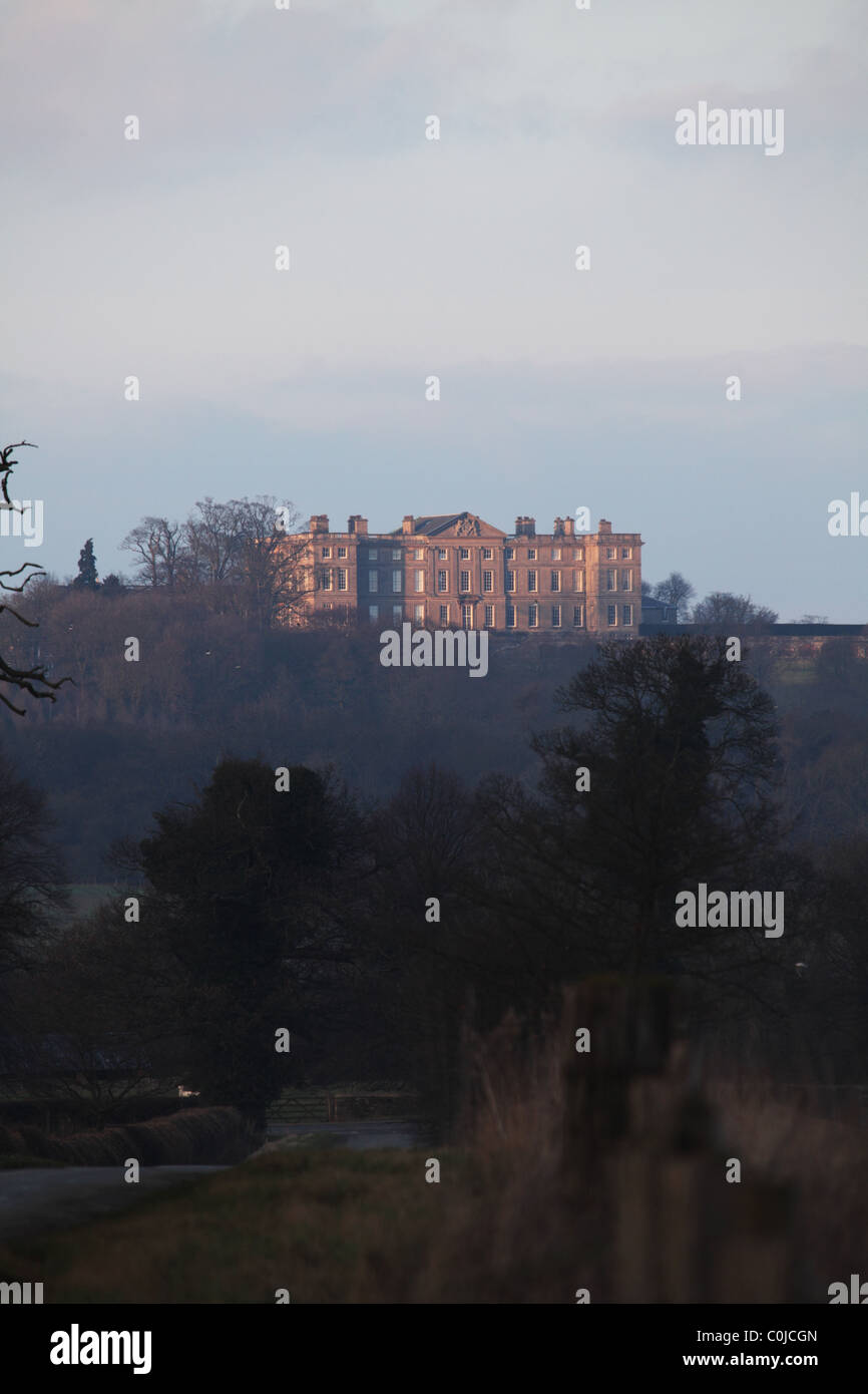 Burley on the Hill, Burley House, Palladian Mansion, Near Oakham, Rutland Stock Photo Alamy