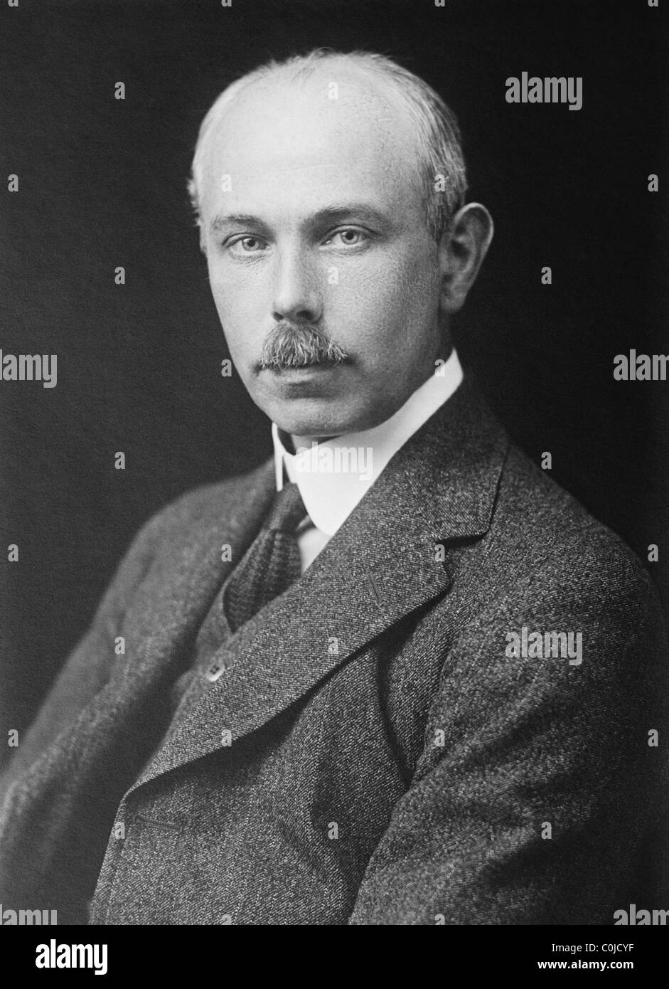 English chemist and physicist Francis William Aston (1877 - 1945) - winner of the Nobel Prize in Chemistry in 1922. Stock Photo