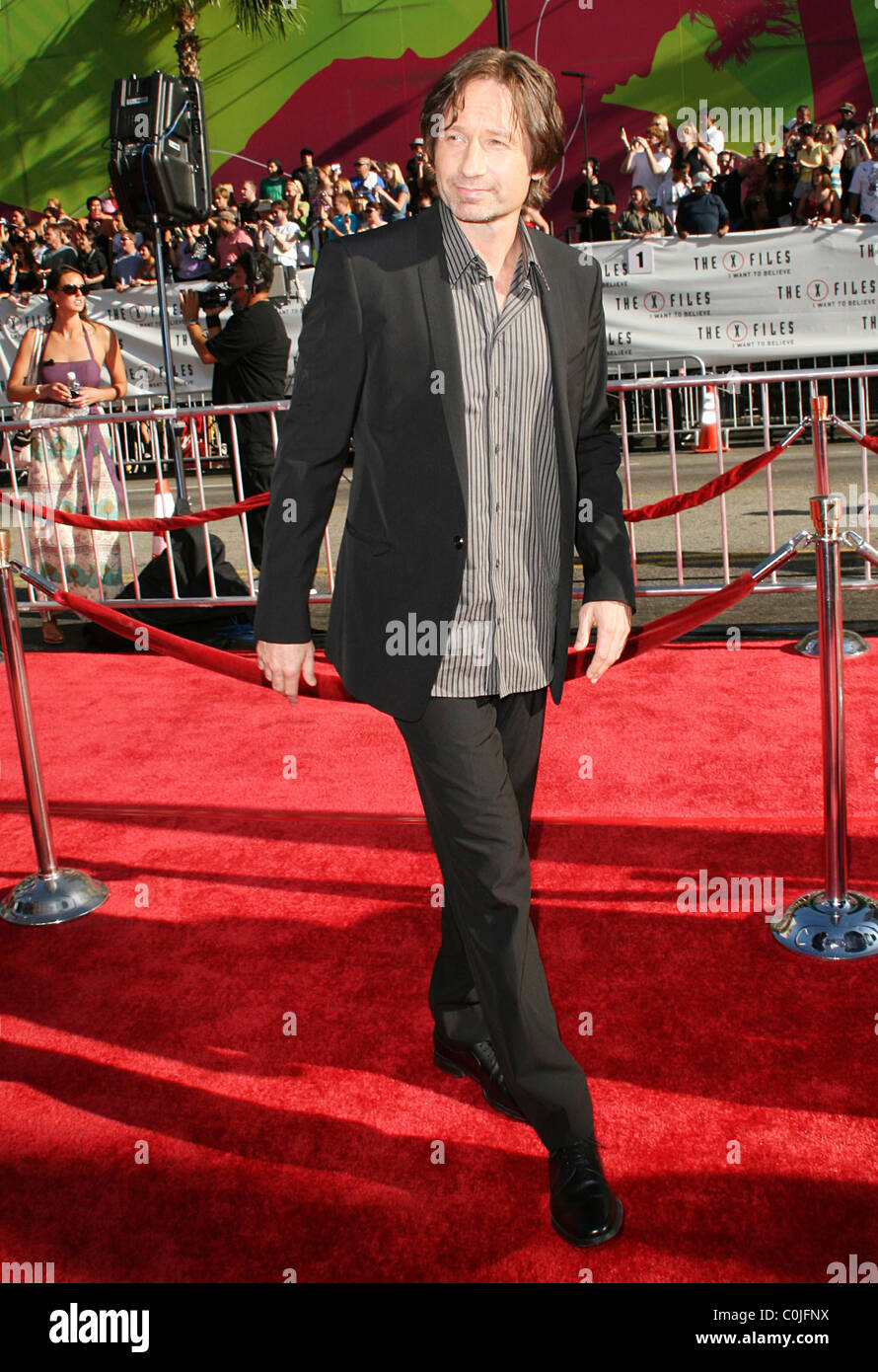 David Duchovny World Premiere Of The X Files 'I want to Believe' at the