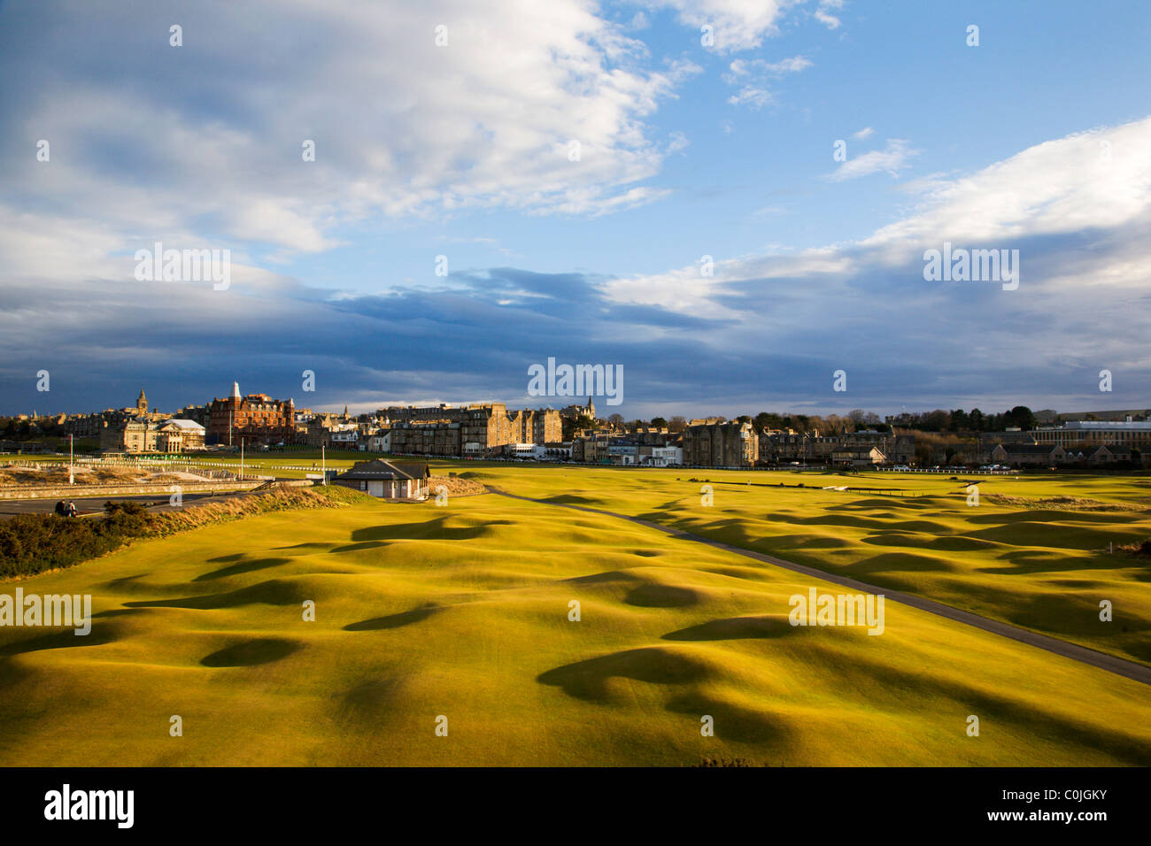 St Andrews from the St Andrews Links Clubhouse Fife Scotland Stock Photo