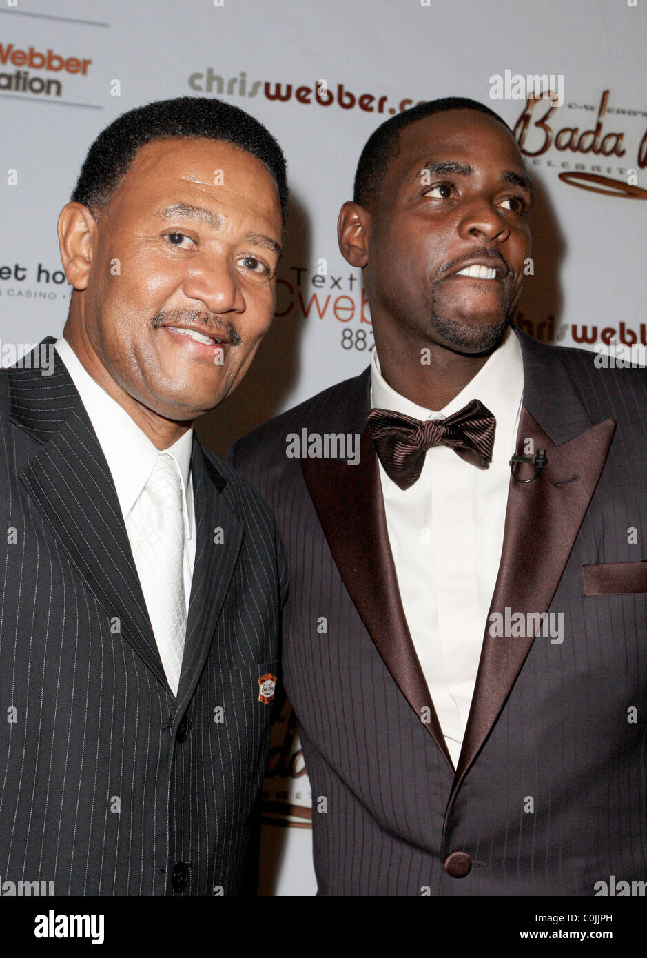 Chris Webber and his Father Mayce Webber, Chris Webber Bada Bling Gala arrivals at Planet