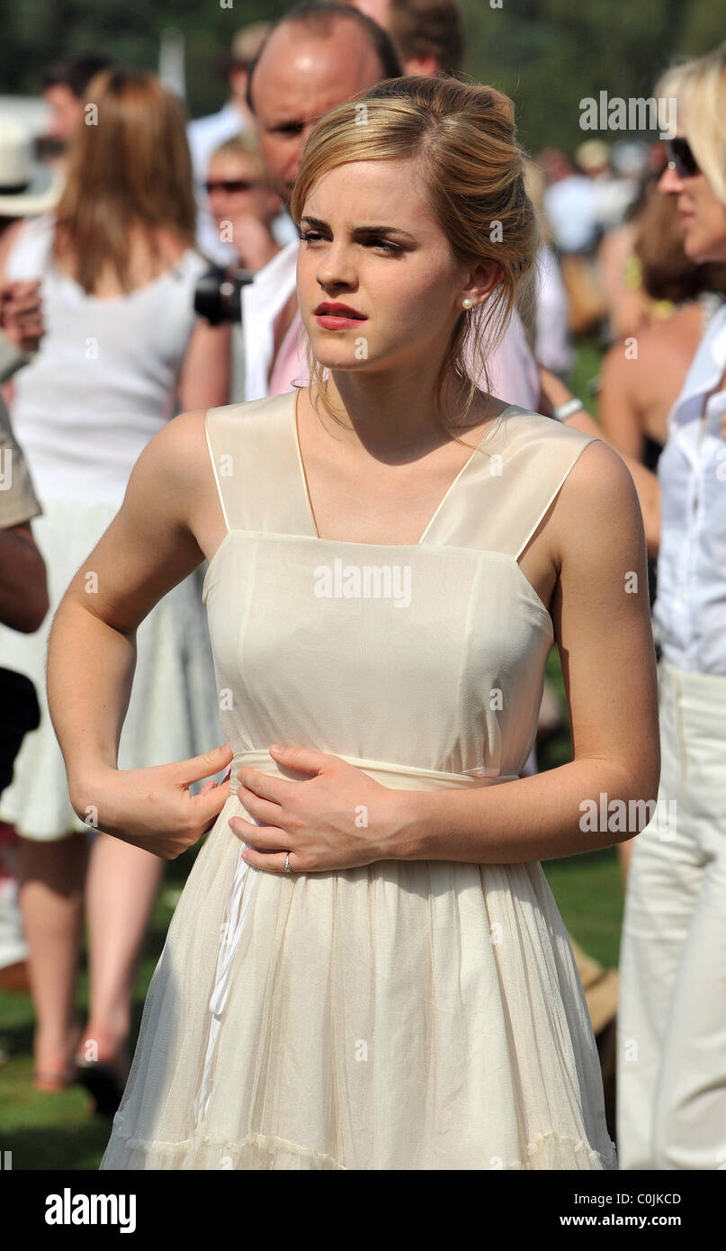 Emma Watson Cartier International Polo tournament held a the