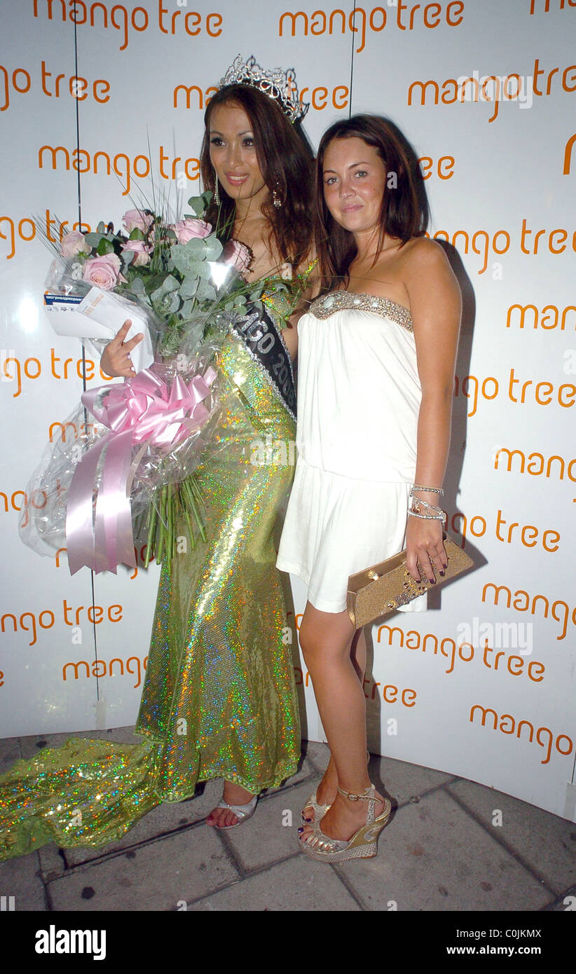 Lacey Turner and winner Miss Ladyboy 2008 held at the Mango Tree London, England - 27.07.08 Stock Photo