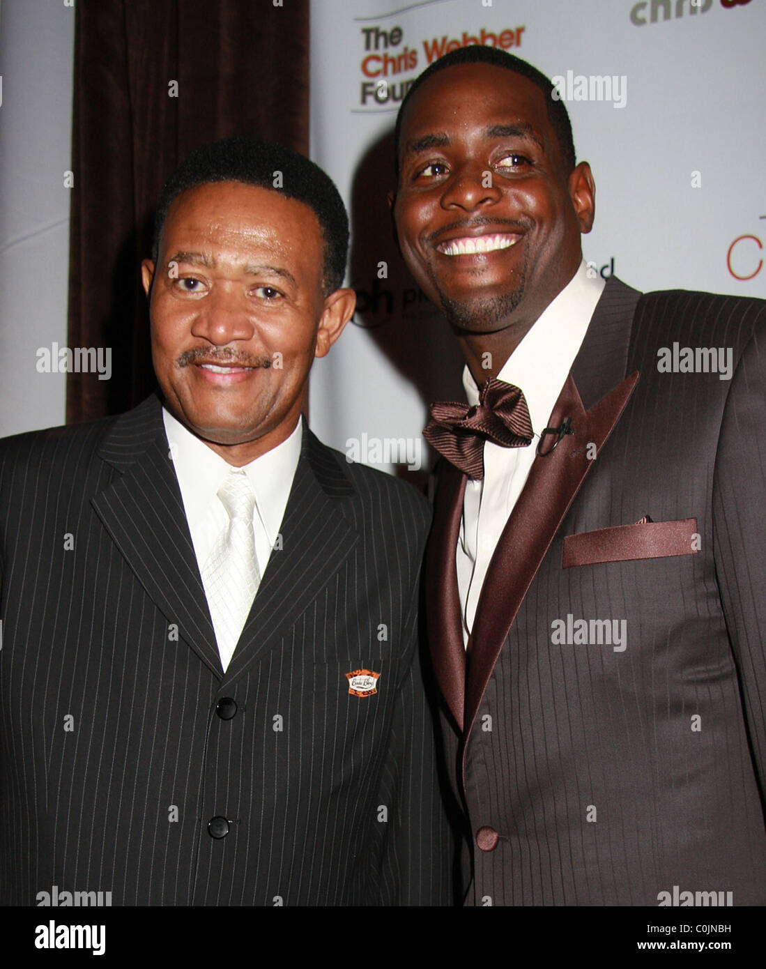 Mayce Webber and Chris Webber Chris Webber Bada Bling Gala arrivals at Planet Hollywood Las