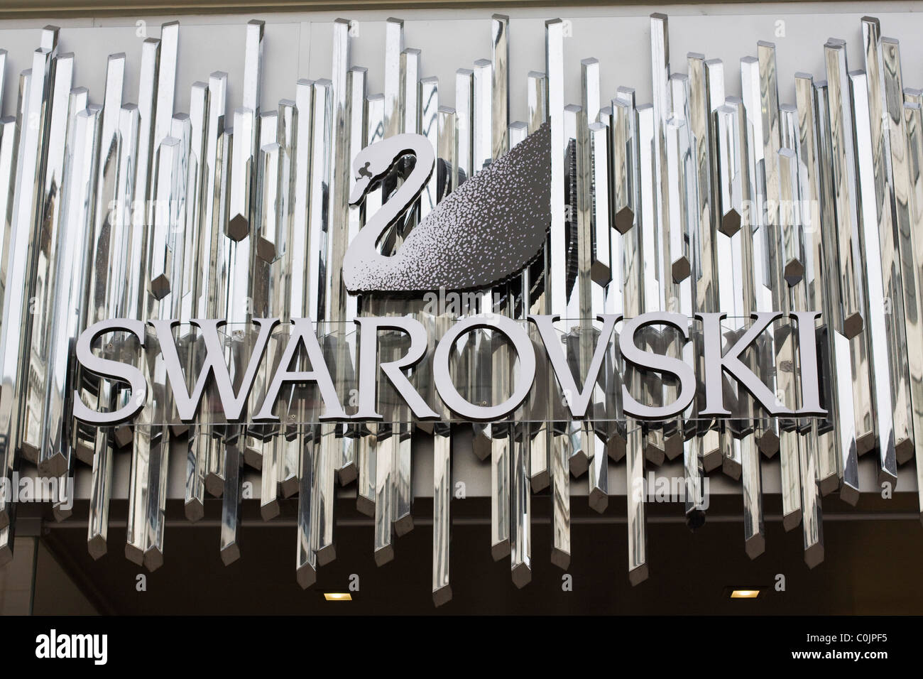 Swarovski Crystals Shop front London England Stock Photo Alamy