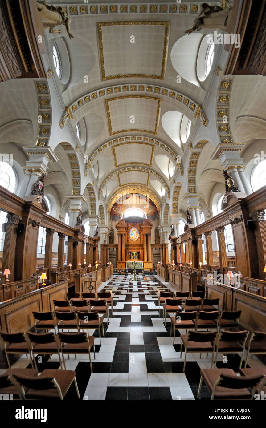 Church of St Bride (Wren; 1671-78) Interior