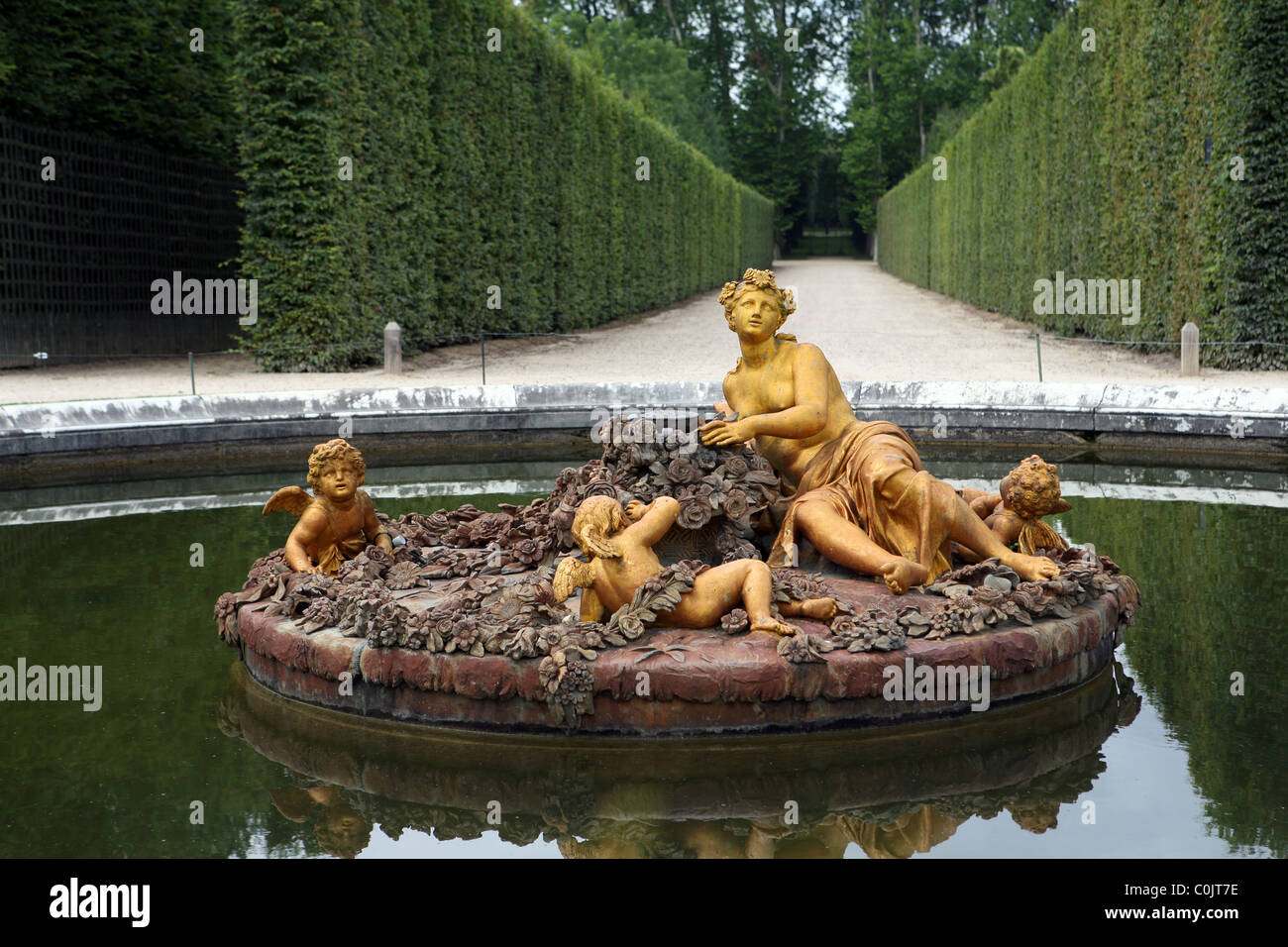 Scenes from the gardens of the Palace of Versailles France Stock Photo
