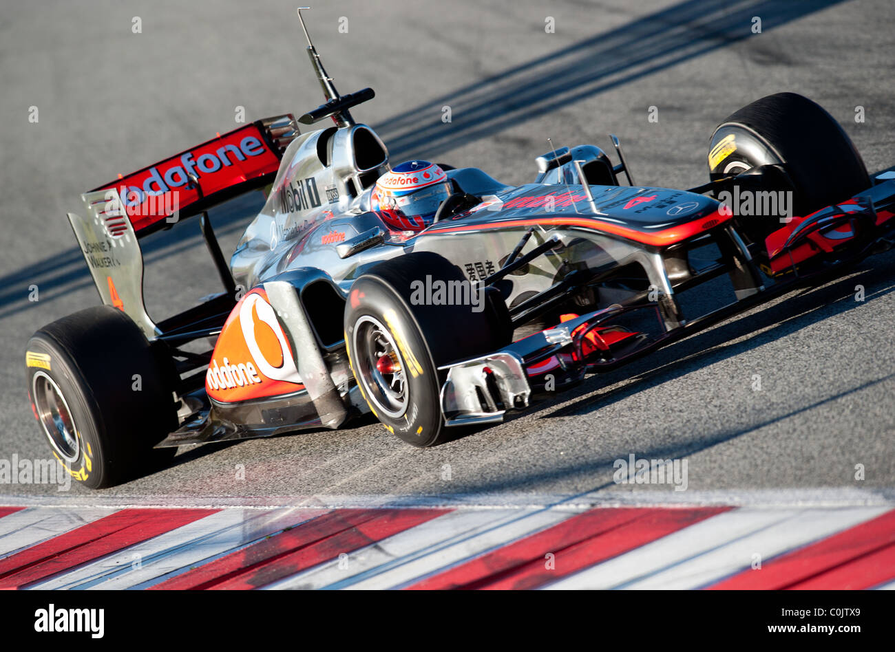 Jensen Button Great Britain Mclaren Mercedes Mp4 26 Formula 1