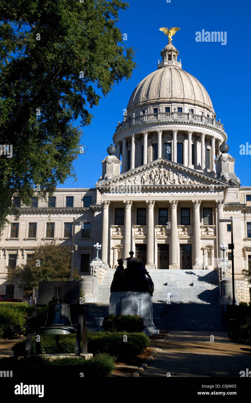 Mississippi State Capitol building in Jackson, Mississippi, USA. Stock Photo