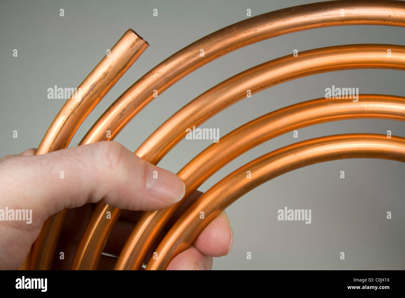 Copper pipe fittings hires stock photography and images Alamy